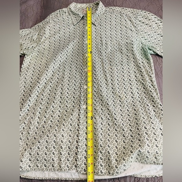 Maui Trading Company Shirt Adult XL Button Up  Short Sleeve  Mens Paisley‎ - Picture 7 of 8